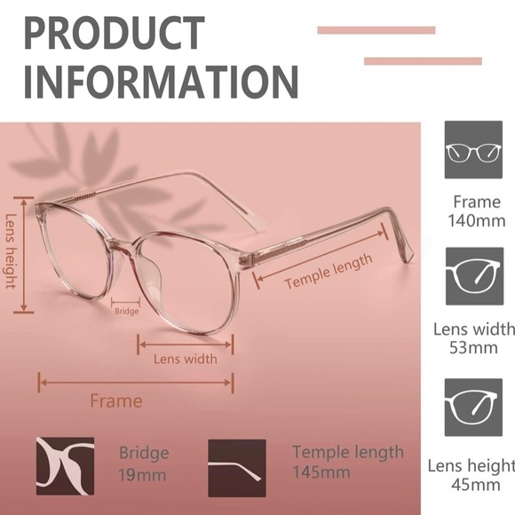 Super Cute Blue Light Glasses Brand New!! - Picture 5 of 7